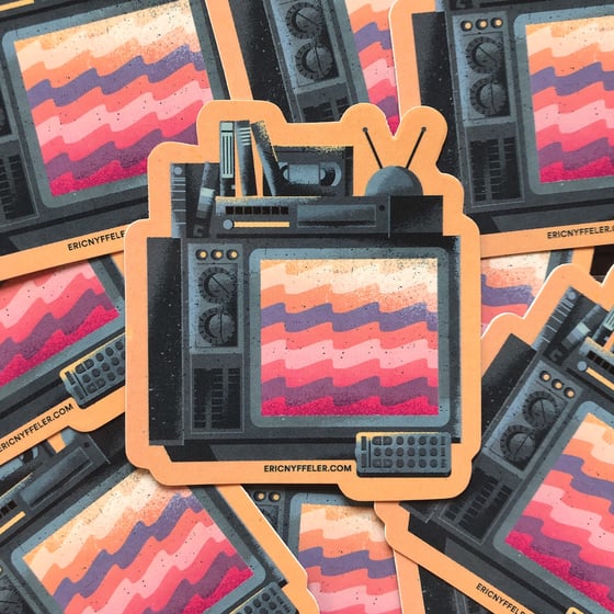 Image of VCR Sticker