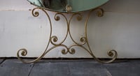 Image 4 of Italian Floor-Standing Mirror with Blue Border by Colli, 1950s