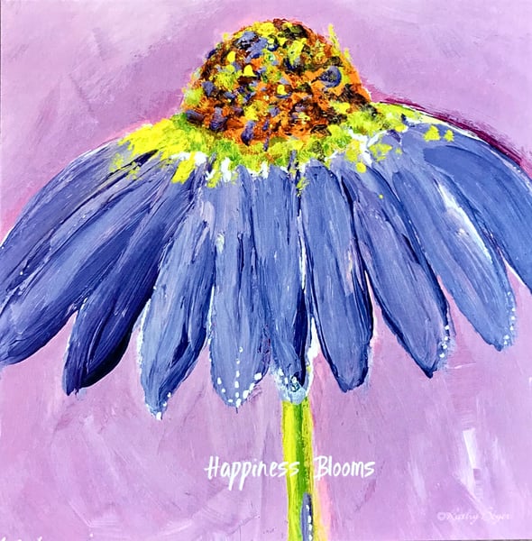 Image of 5x5" Greeting Card, Happiness Blooms