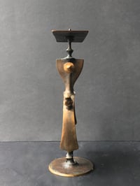 Image 3 of Sculptural Bronze Candleholder, Hungary, Mid-20th Century