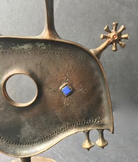 Image 4 of Sculptural Bronze Candleholder, Hungary, Mid-20th Century