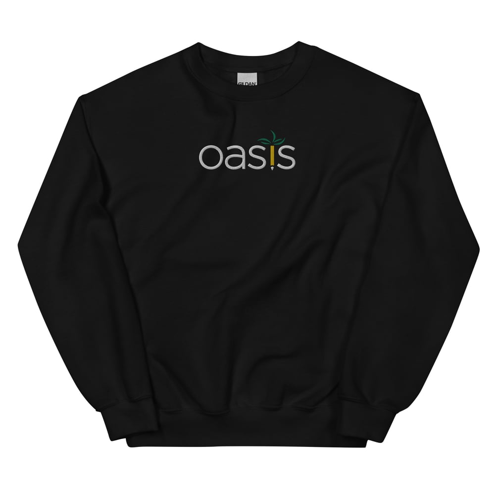 NICS - OASIS Logo - Crewneck - Grey or Black or Green 