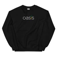 Image 1 of NICS - OASIS Logo - Crewneck - Grey or Black or Green 