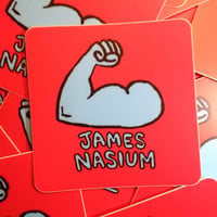 James Nasium Sticker