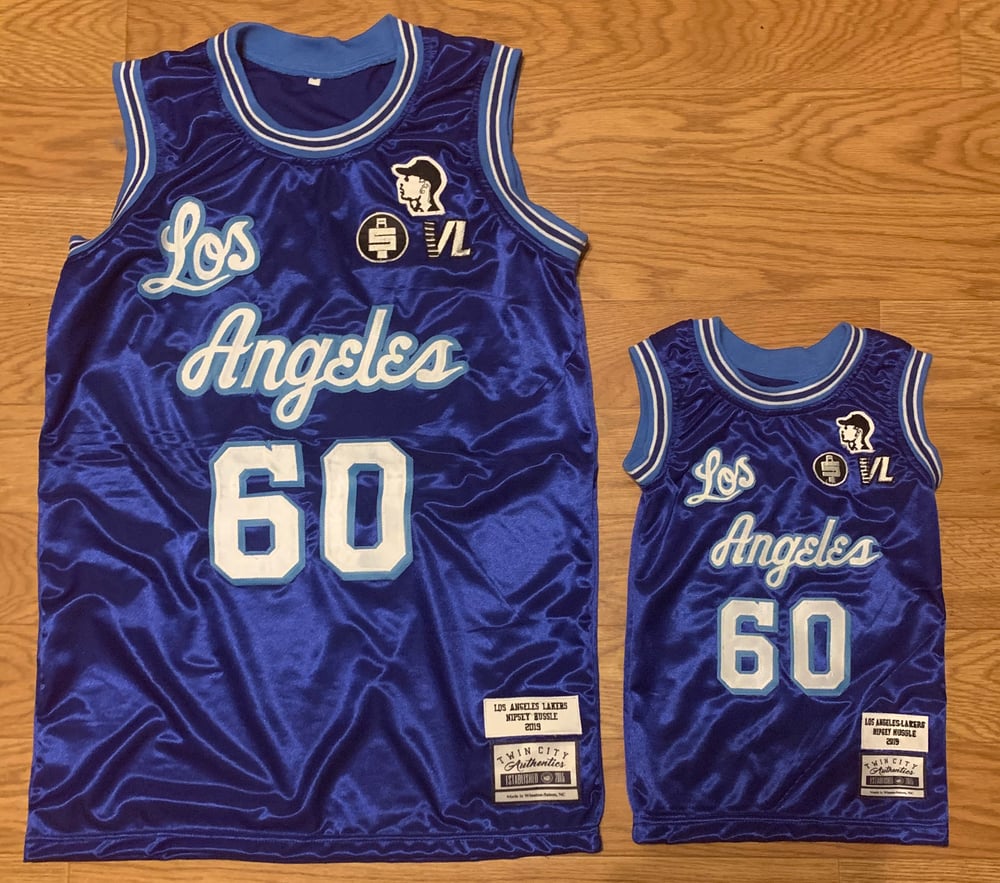 Los Angeles Lakers #60 Nipsey Hussle custom