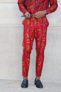 Image 1 of The Kendu pants - red 