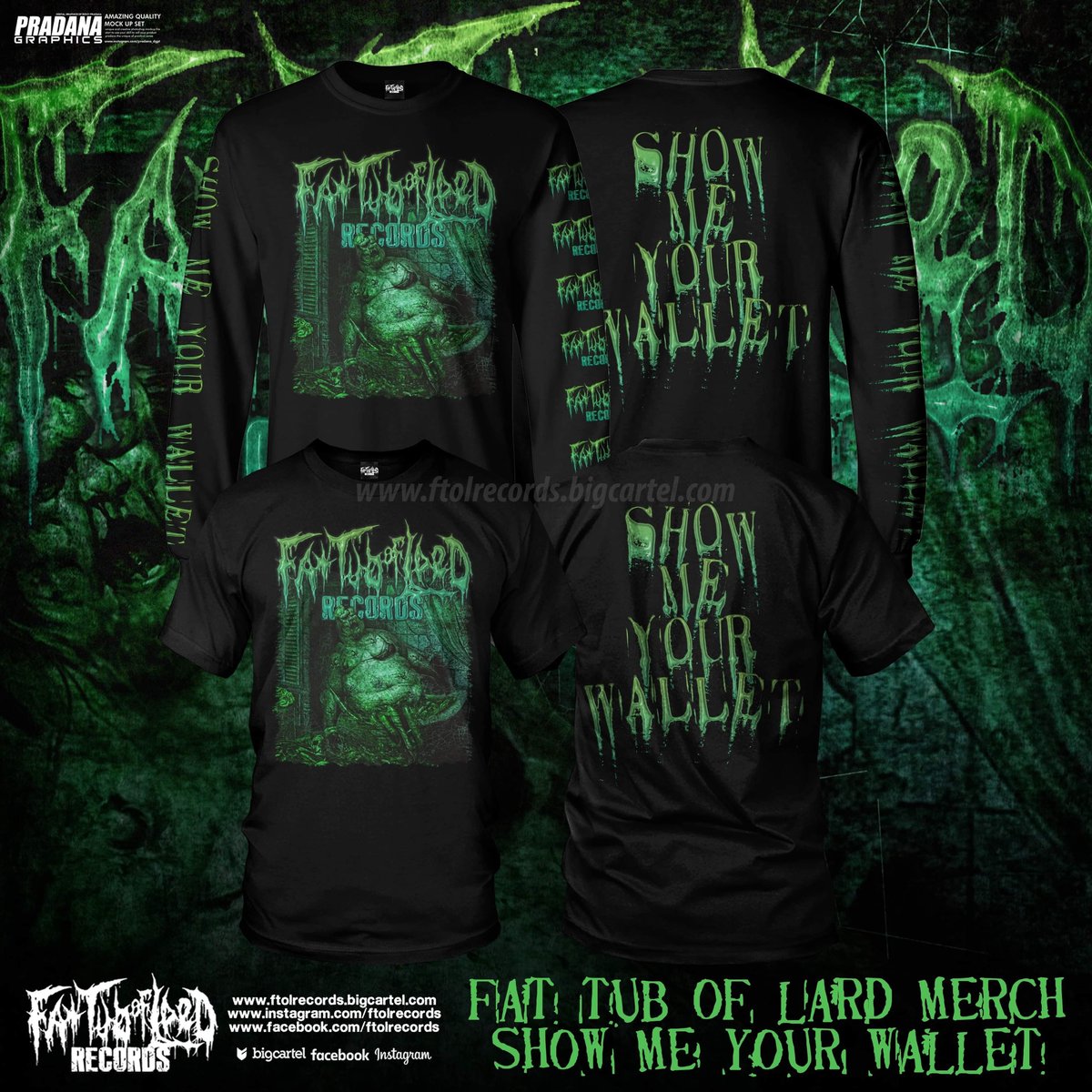 Licensed Shirts Fat Tub of Lard Records Merch Store