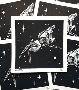 Image of "Odyssey" limited edition block print