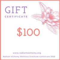 Radiant Alchemy Wellness Gift Certificate