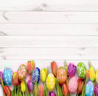 Image 2 of 8x 8, 6 x 10 and 5 x 7 Easter and Spring Backdrops 
