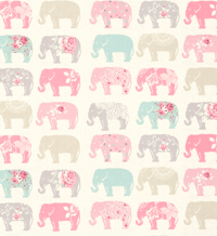 Image of Elephants Pastel Shade