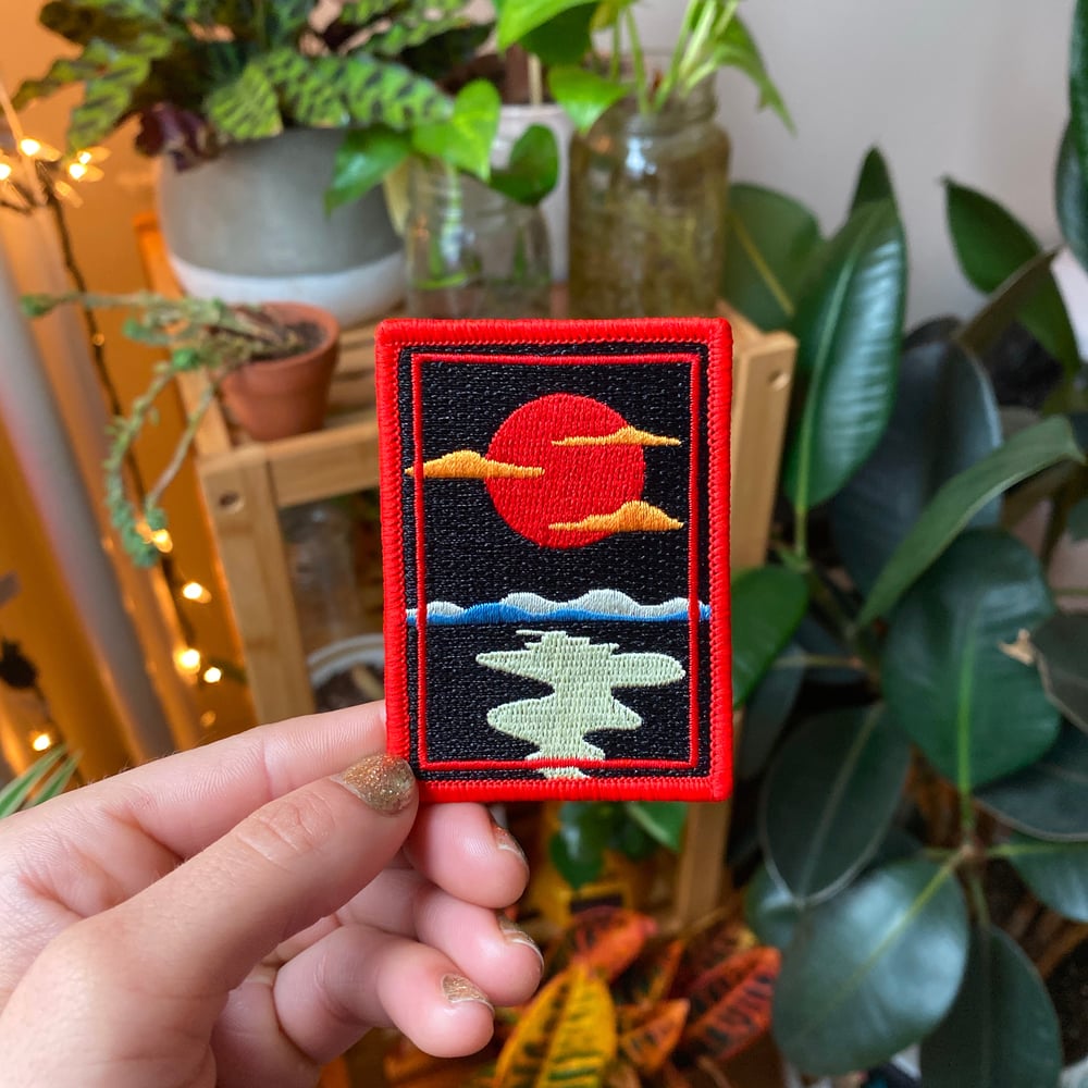 Iron-On Embroidered Patches "Tranquility"