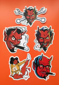 Image 1 of COOP Sticker Pack #1 "Devils & Devil Girl"