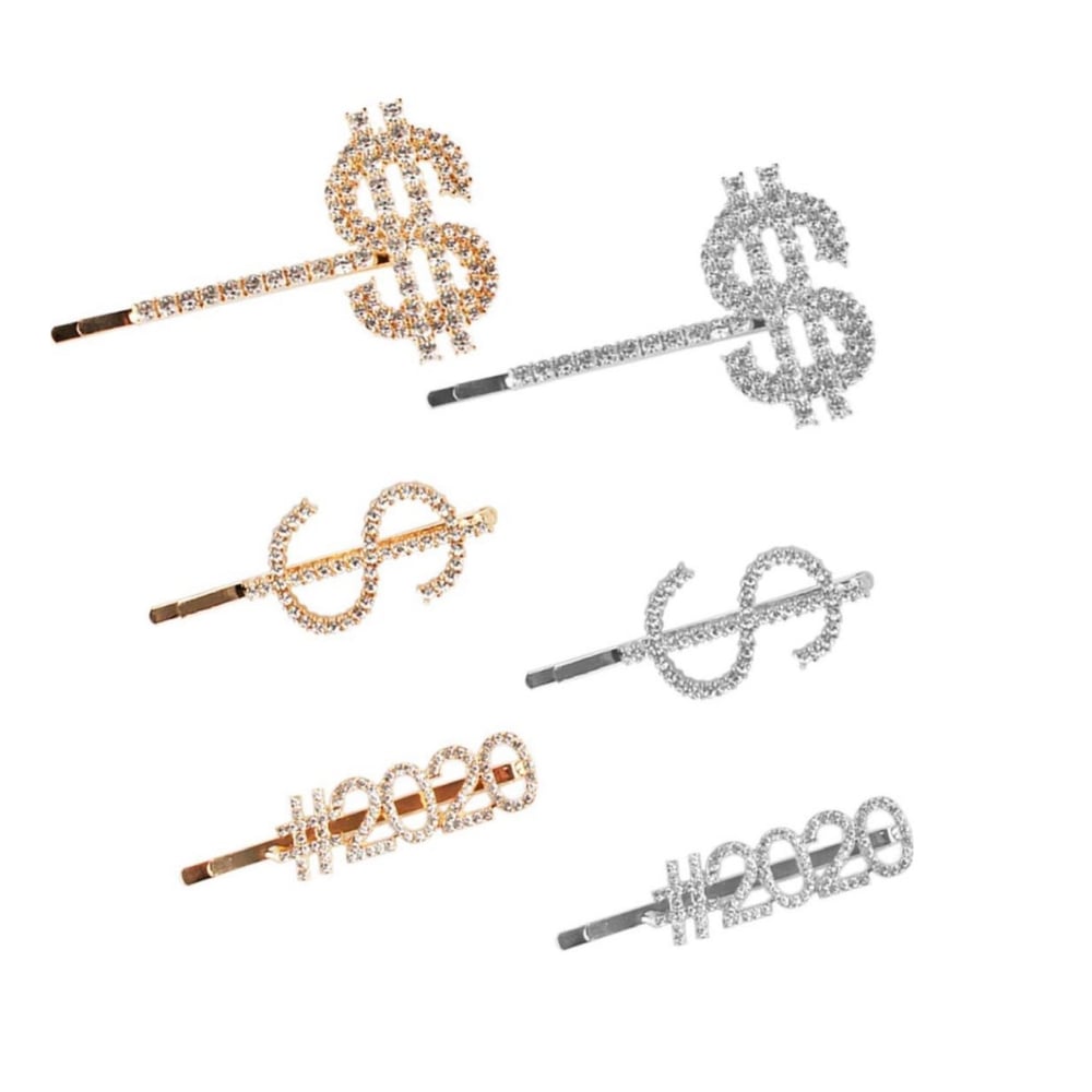 Image of “2020” Glitz Hair Pin Trio