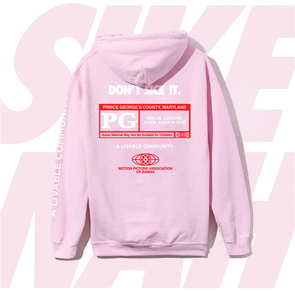 Image of SIKE NAH PINK HOOD