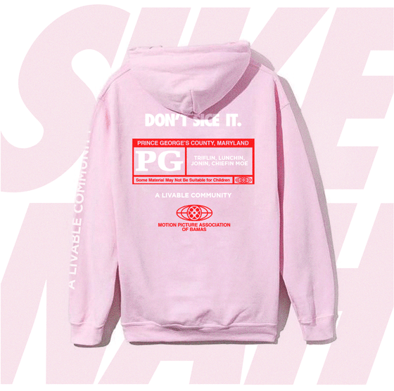 Image of SIKE NAH PINK HOOD