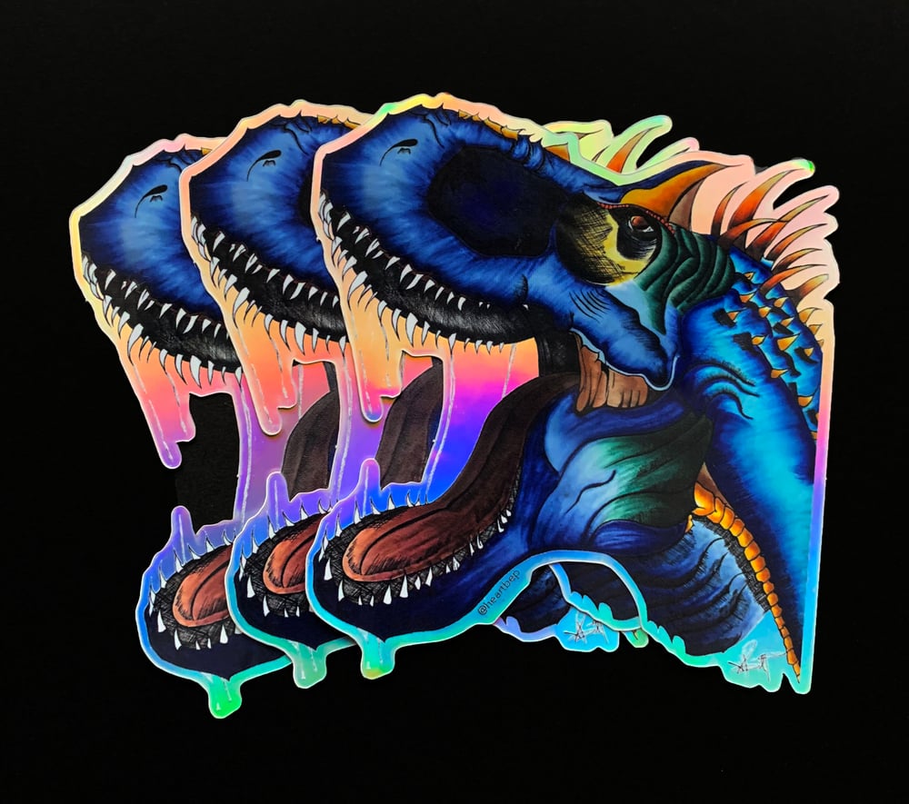 dark blue dinosaur