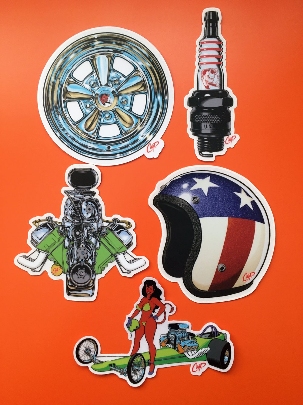 Image of COOP Sticker Pack #6 "Gearheads"