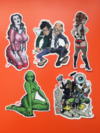 Image 1 of COOP Sticker Pack #7 "B-Movies & Beatniks"