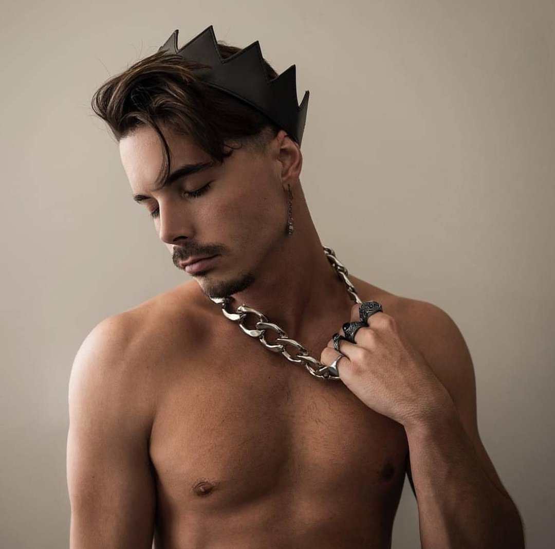 Image of Handmade Leather Crown For Any Occasion (Birthday, Party, Wedding, Bride, Groom)