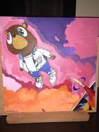 Kanye Bear Canvas Painting