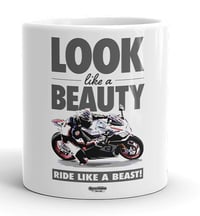 Image 1 of Beauty Beast - White Mug. 11oz.