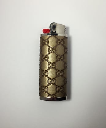 Louis Vuitton Monogram Brown Custom Bic Case – Crepslocker