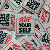 Image of KILL YOURSELF - Motivational Sticker Pack