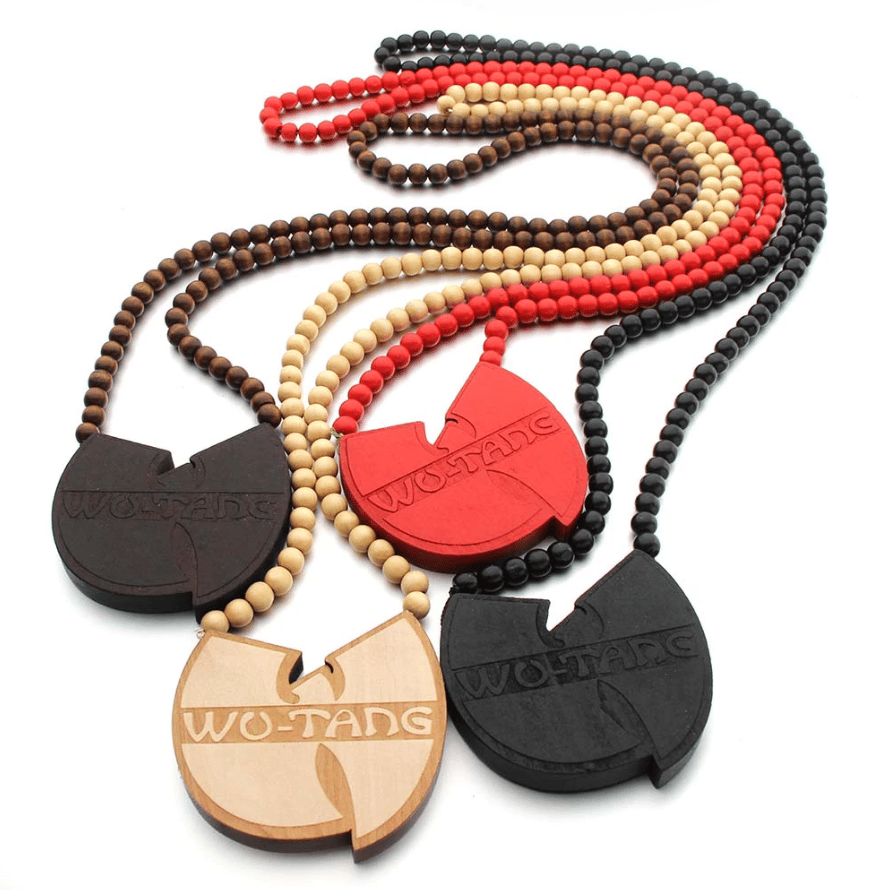 Image of Wu-Tang Wood Necklace / Car Hanger
