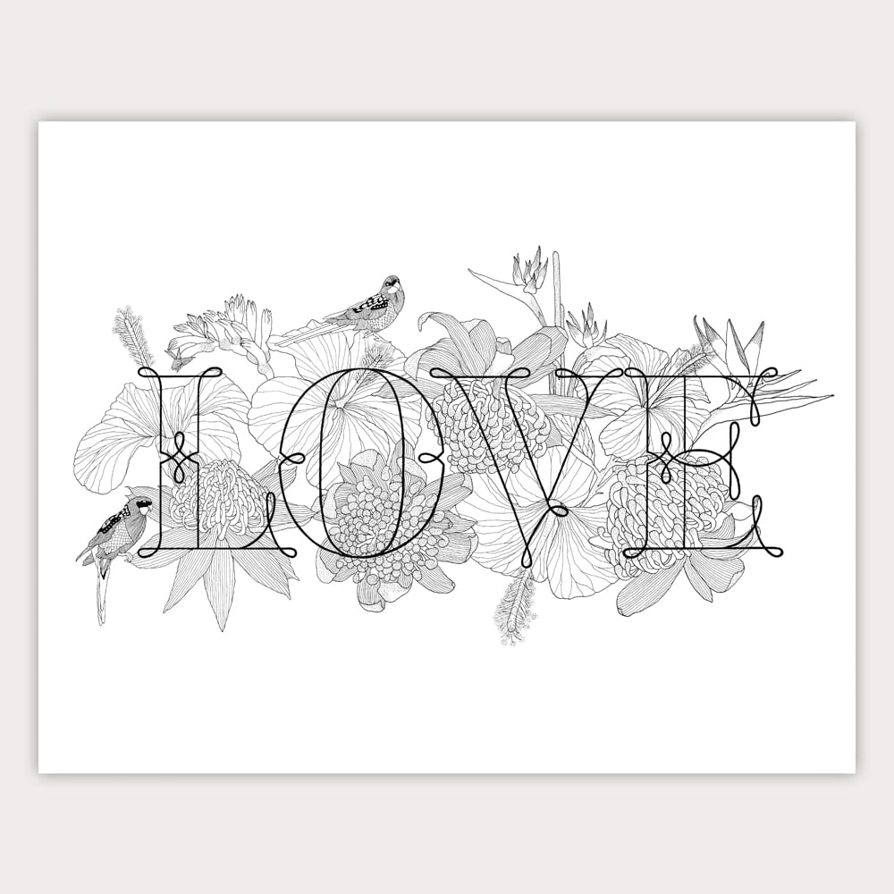 Image of CHARITY PRINT — LOVE