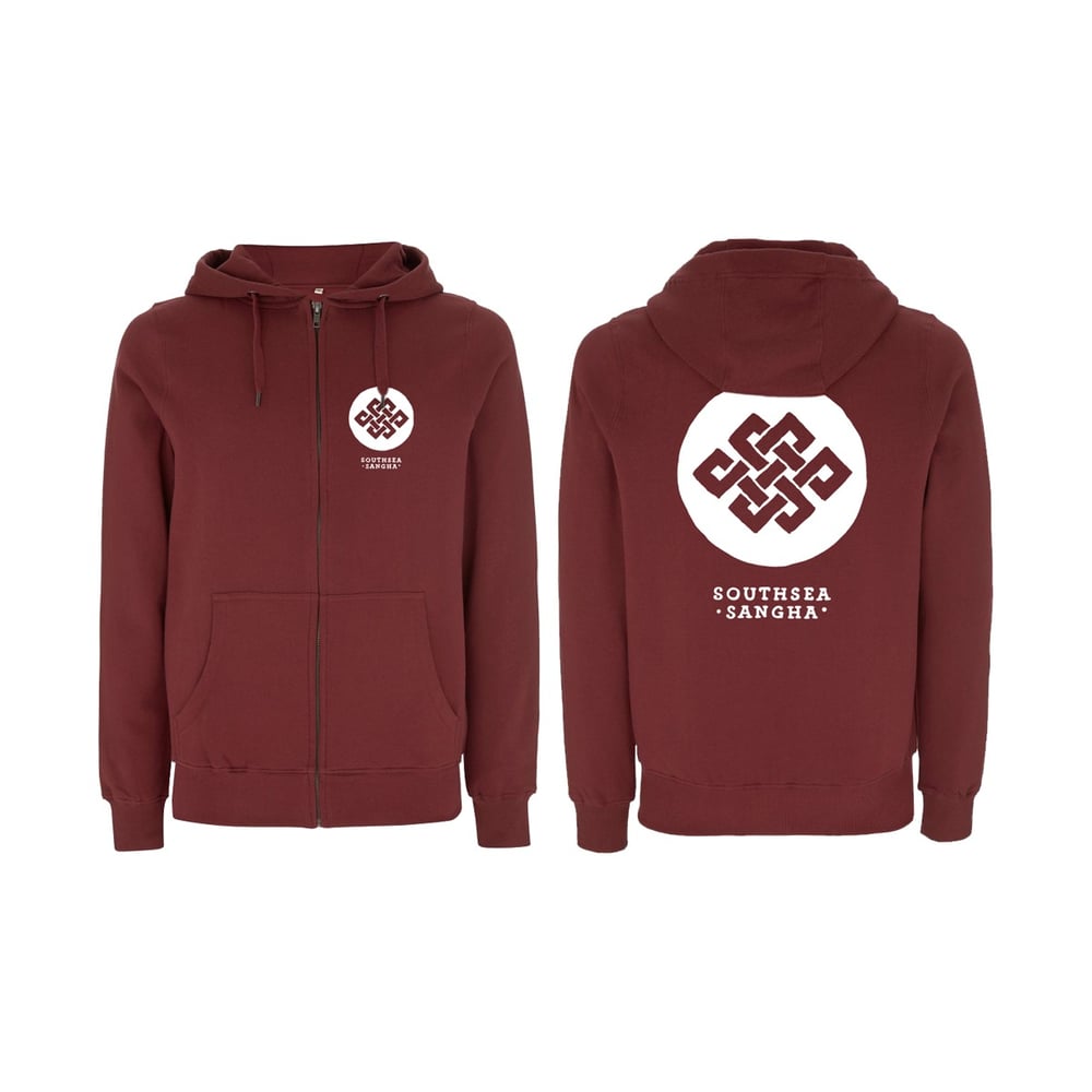 Image of Buddha Knot Hoody (Mr Gordo Ltd Edition) Burgundy