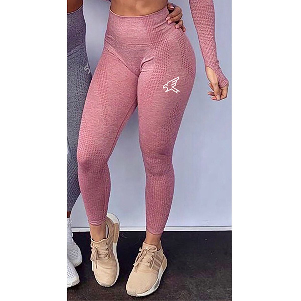 Image of Pink Seamless High Waisted Leggings