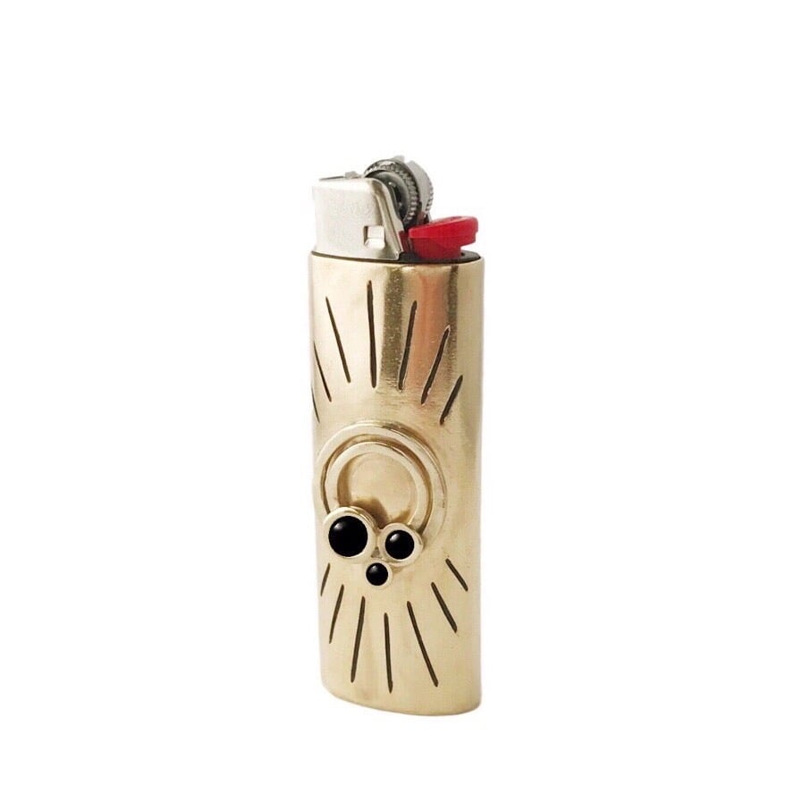 Image of Rainbow Lighter Case with Black Onyx