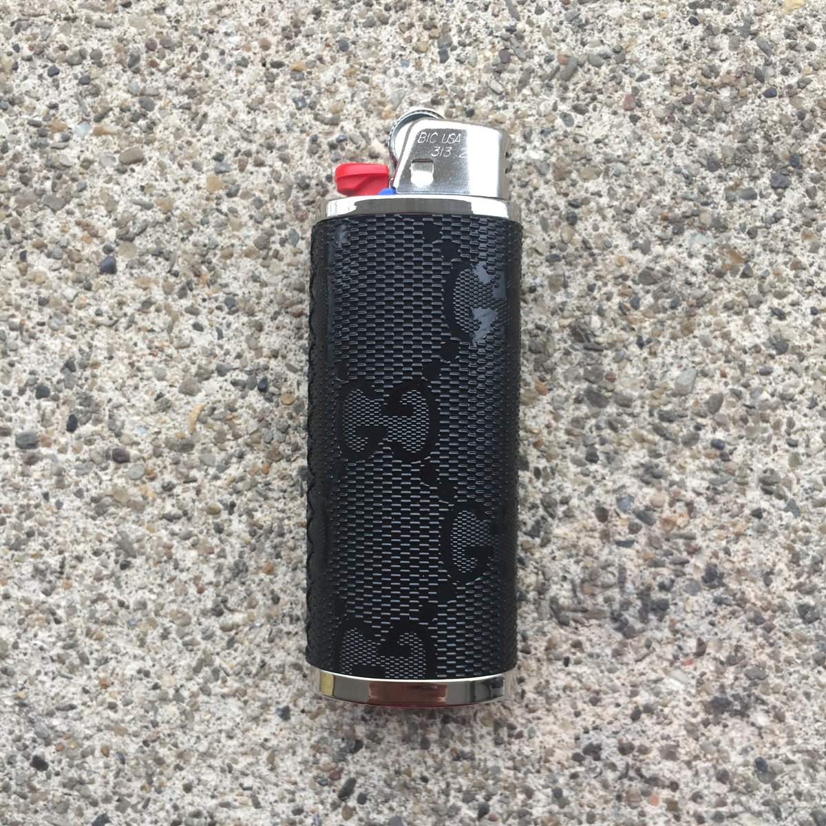 Black Gucci Lighter Case | Real Ryte Customs