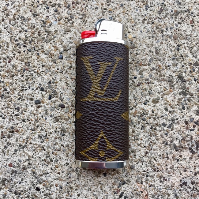 Louis Vuitton Monogram Brown Custom Bic Case – Crepslocker