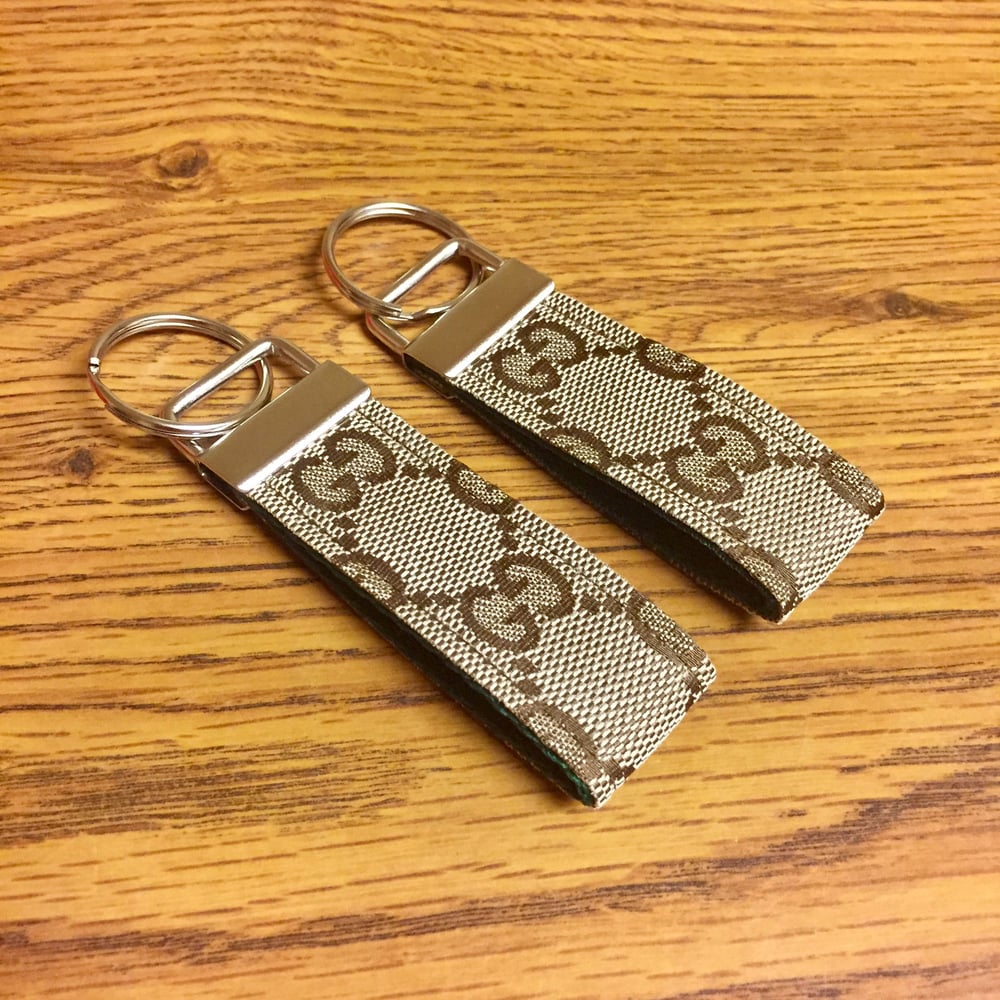 Black Canvas Gucci keychain | Real Ryte Customs