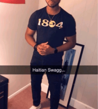 1804 BLACK AND GOLD SHIRT