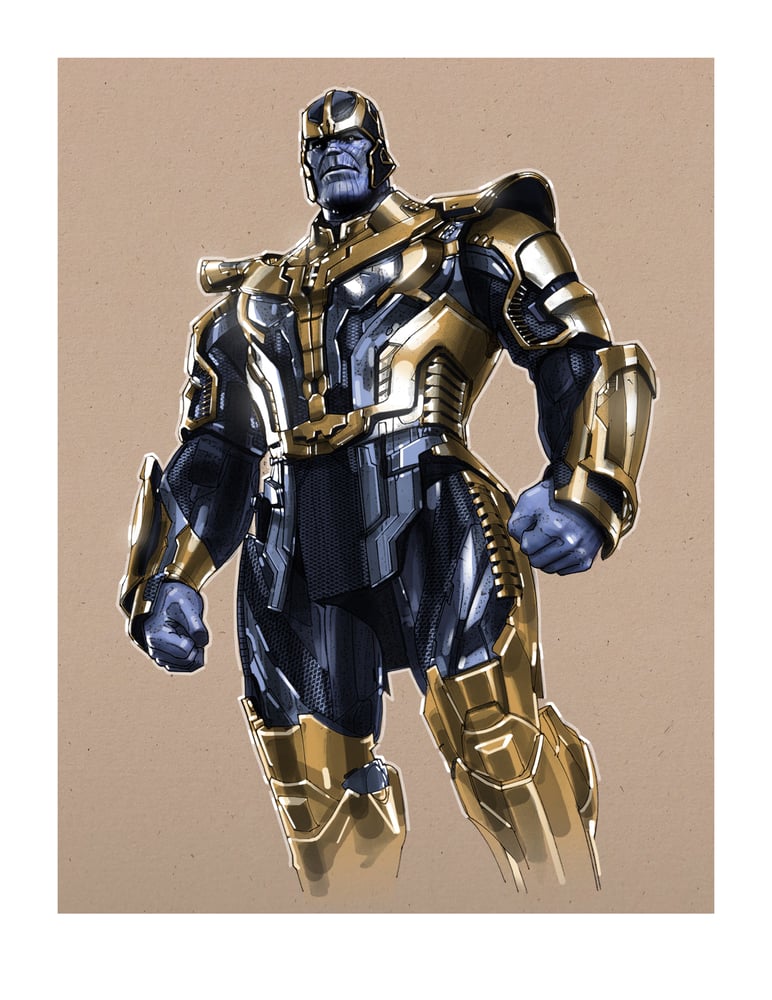 Image of THANOS: 8 1/2" x 11" OPEN EDITION COLLECTIBLE Giclée PRINTS