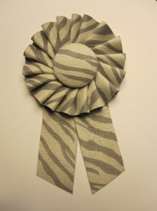 Image of Zebra Print Award Ribbon