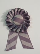 Image of Striped Grey Award Ribbon