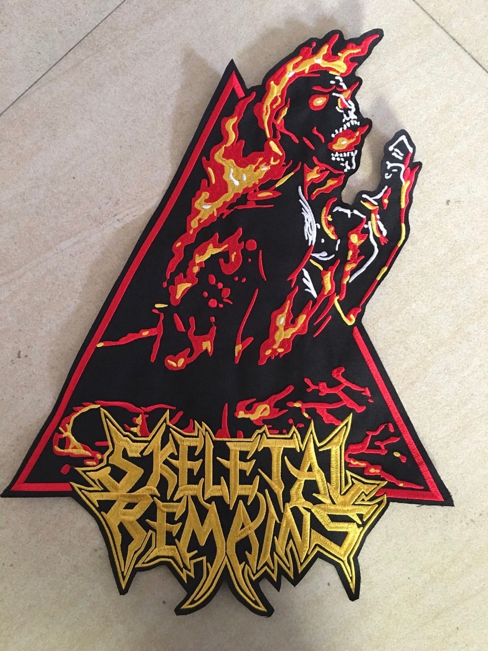 Skeletal Remains Embroidered Backpatches