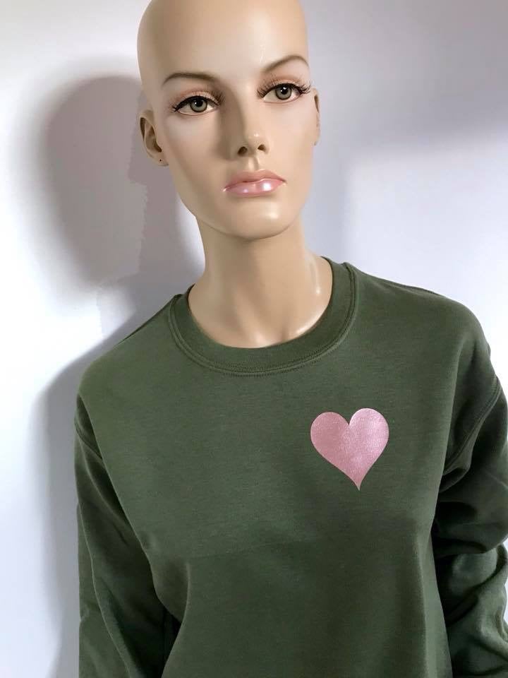 Harriet heart sweater - adult