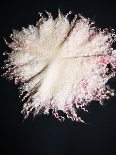 Image of Felted posie layer, newborn photography prop
