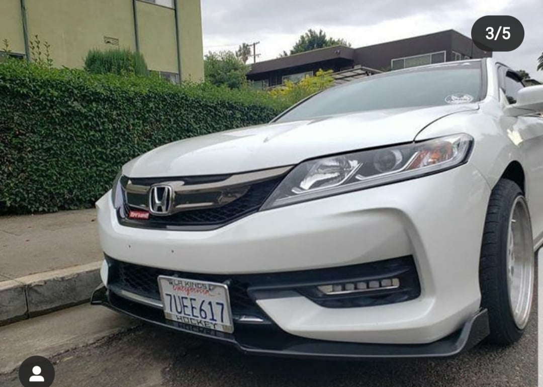 Image of V1 Accord Coupe splitter 