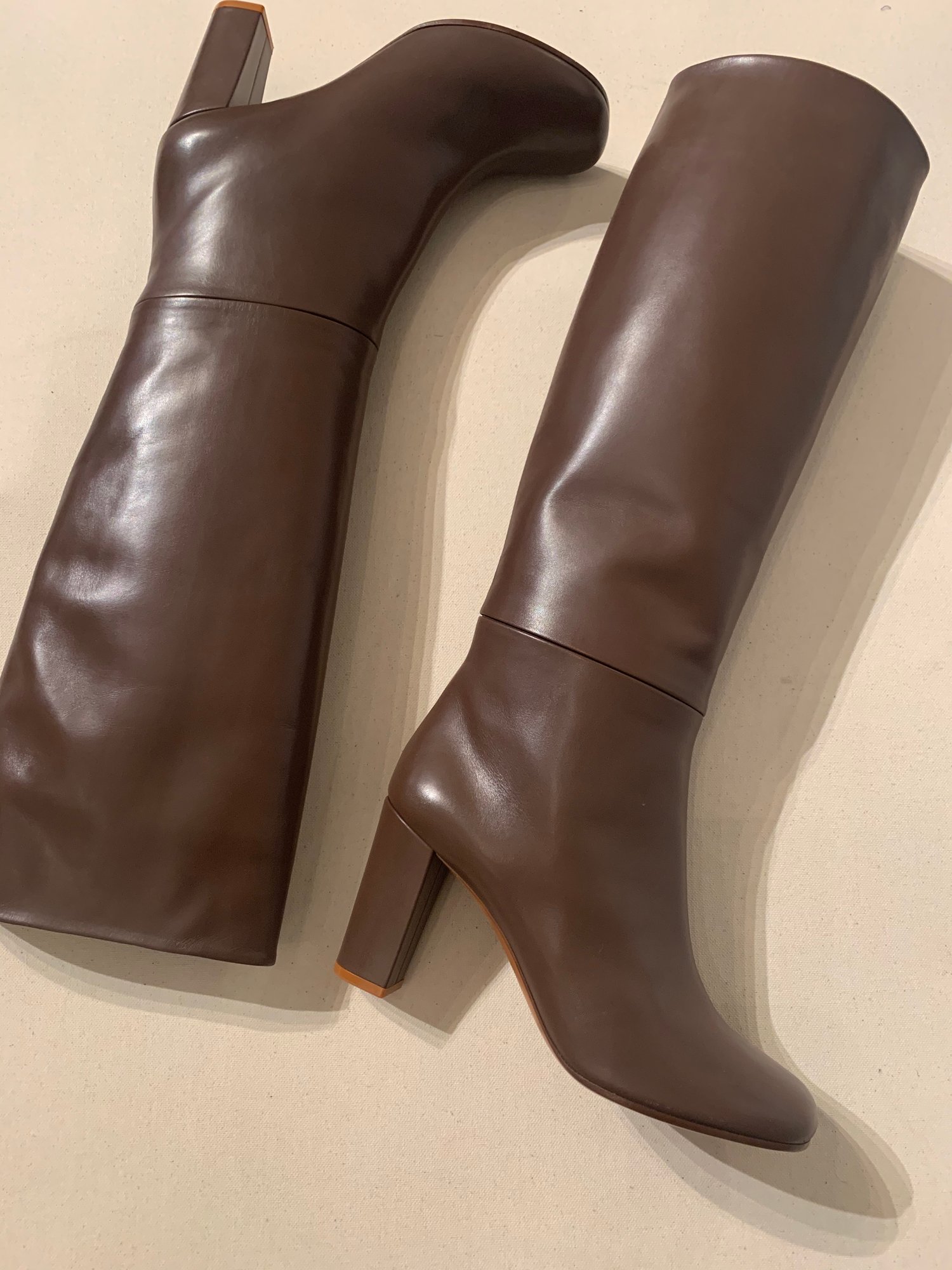 Image of CELINE LEATHER BOOT