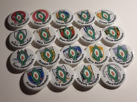 Image 2 of County Easter Lily Retro Badges.