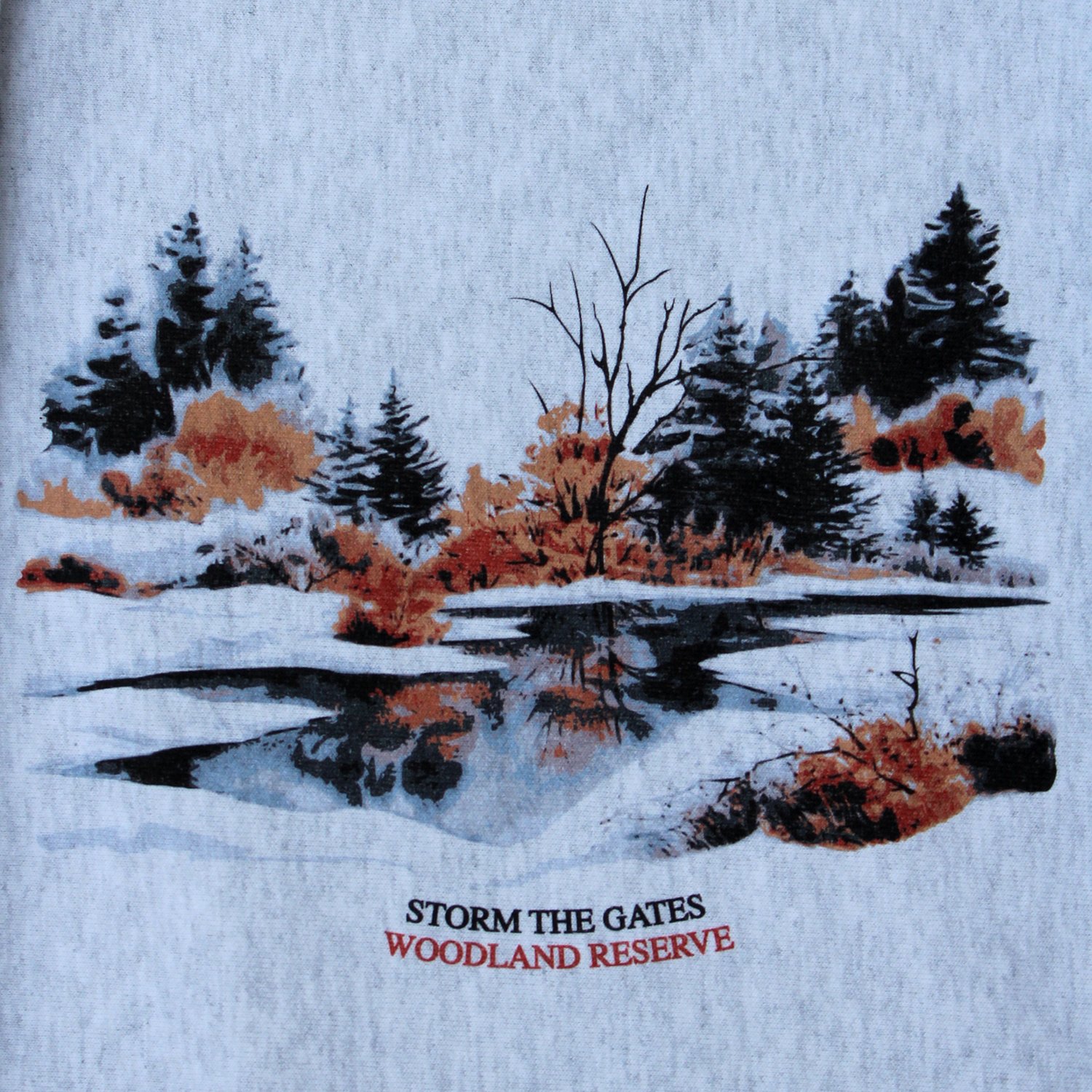 Image of **USED** WOODLAND RESERVE CREWNECKSWEATSHIRT (CHAMPION® REVERSE WEAVE)