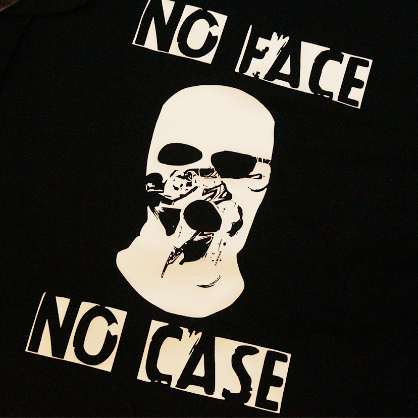 NO FACE NO CASE T-shirt | redlinelifestyleco