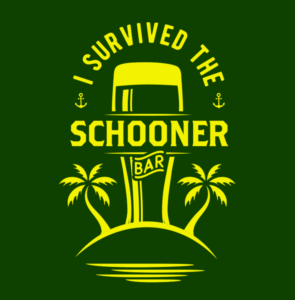Image of 'I Survived the Schooner Bar' Magnet