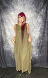 Buttery Olive Maxi Modal Dress 